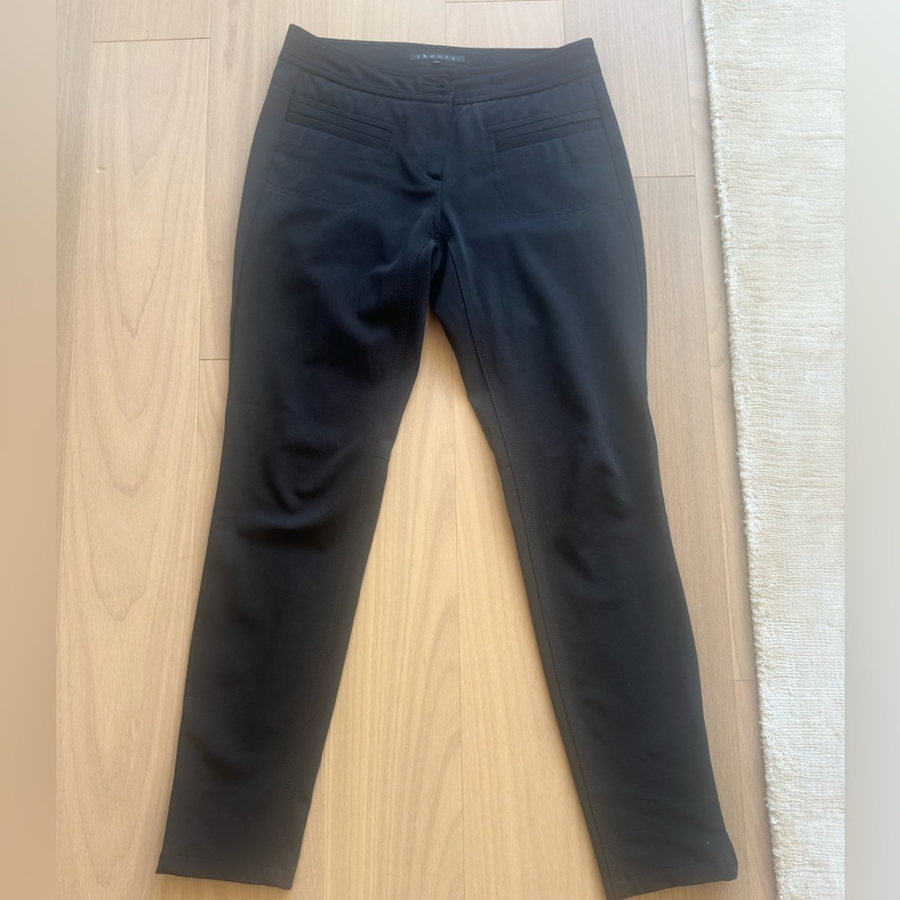 Theory Chic Black Women's Pants trousers 00 xs corporate or events! DRY CLEANED